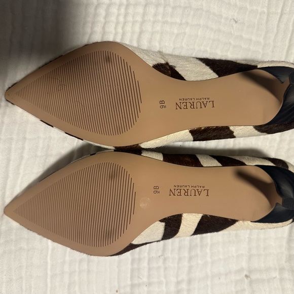 Ralph Lauren Lanette Haircalf Pumps 9B - Picture 4 of 5